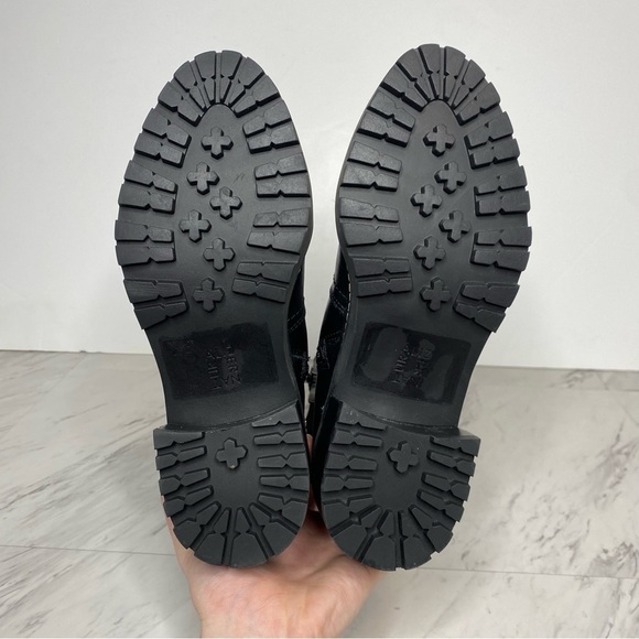 Naturalizer Talon Black Leather Buckle Boot 7W - Picture 13 of 14